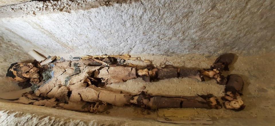 The 4,300-year-old mummy of an ancient Egyptian named 