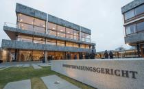 German police increased security outside the Federal Constitutional Court in Karlsruhe, ahead of the keenly anticipated verdict on January 17, 2017