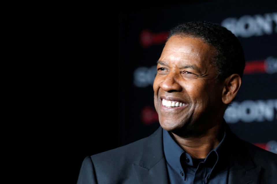 Denzel Washington, promoting the movie The Equalizer 3, attends a Sony Pictures presentation during CinemaCon, the official convention of the National Association of Theatre Owners, in Las Vegas, Nevada, U.S. April 24, 2023. REUTERS/Steve Marcus