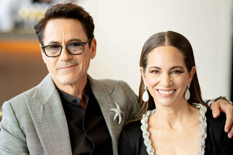 <p>Carlo Paloni/BAFTA via Getty</p> Robert Downey Jr. and Susan Downey at the EE BAFTA Film Awards 2024 