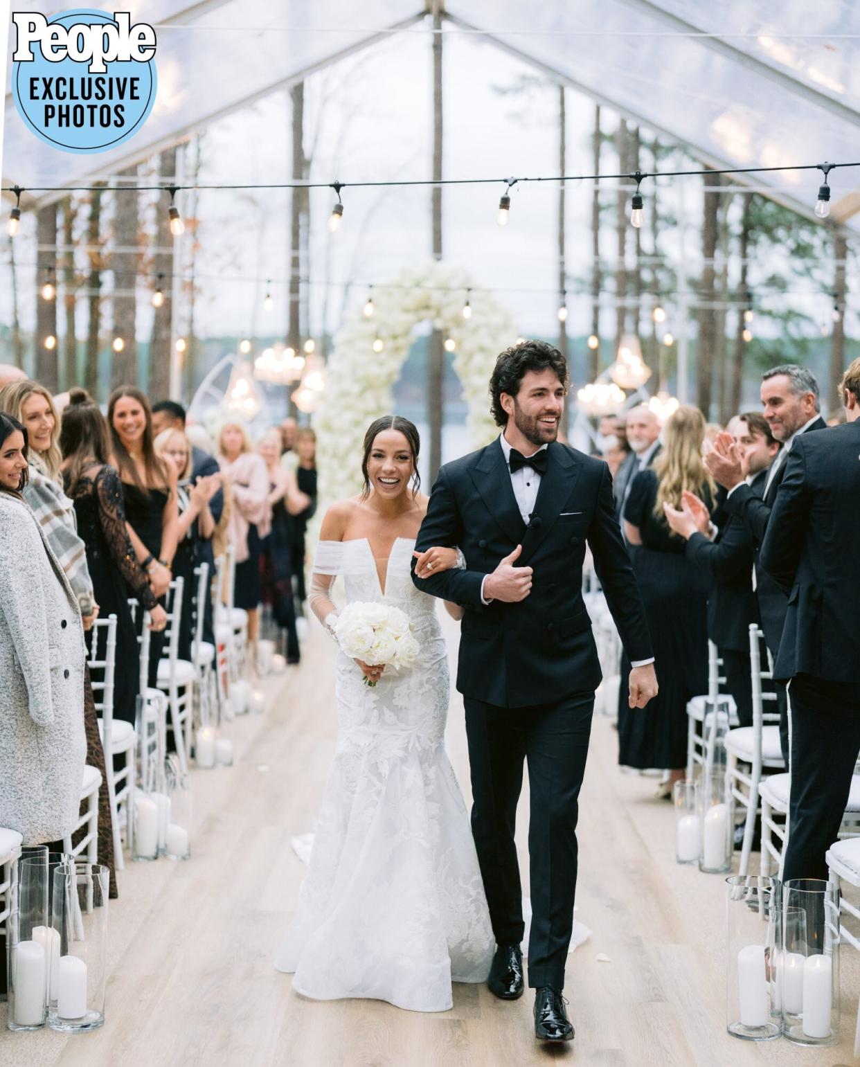 Mallory Pugh and Dansby Swanson wedding EXCLUSIVE photos  at Ritz Carlton Lake Oconee. Credit: Willett Photography