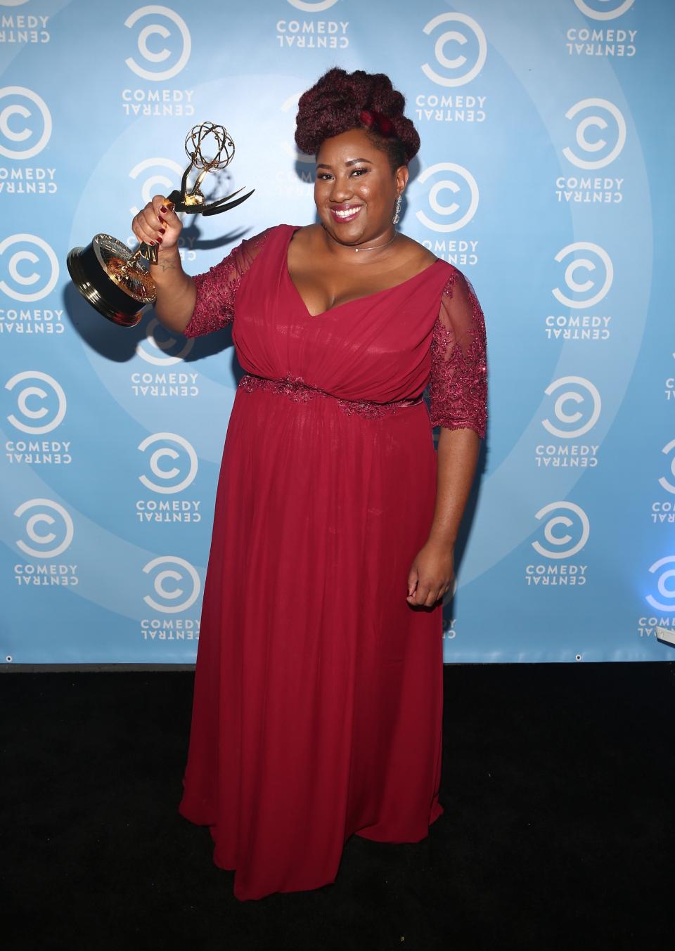 Ashley Nicole Black at Comedy Central’s Emmy Party in September last year in Hollywood. (Photo by Tommaso Boddi/Getty Images for Comedy Central)