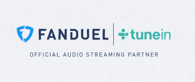 A screen from a promo video announcing FanDuel’s deal with TuneIn.