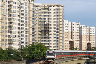 MRT next to condo