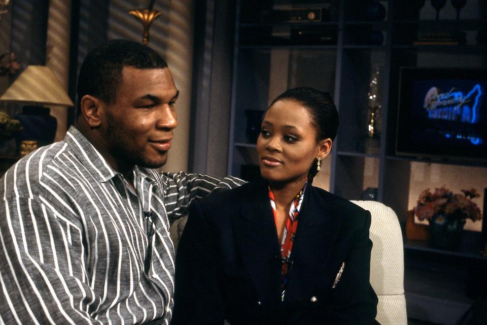 Mike Tyson and Robin Givens.