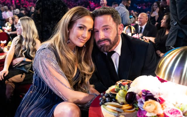 Jennifer Lopez and Ben Affleck. Photo by John Shearer/Getty Images for The Recording Academy.