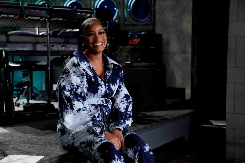 Keke Palmer on the set of &quot;Saturday Night Live&quot; on November 29, 2022.