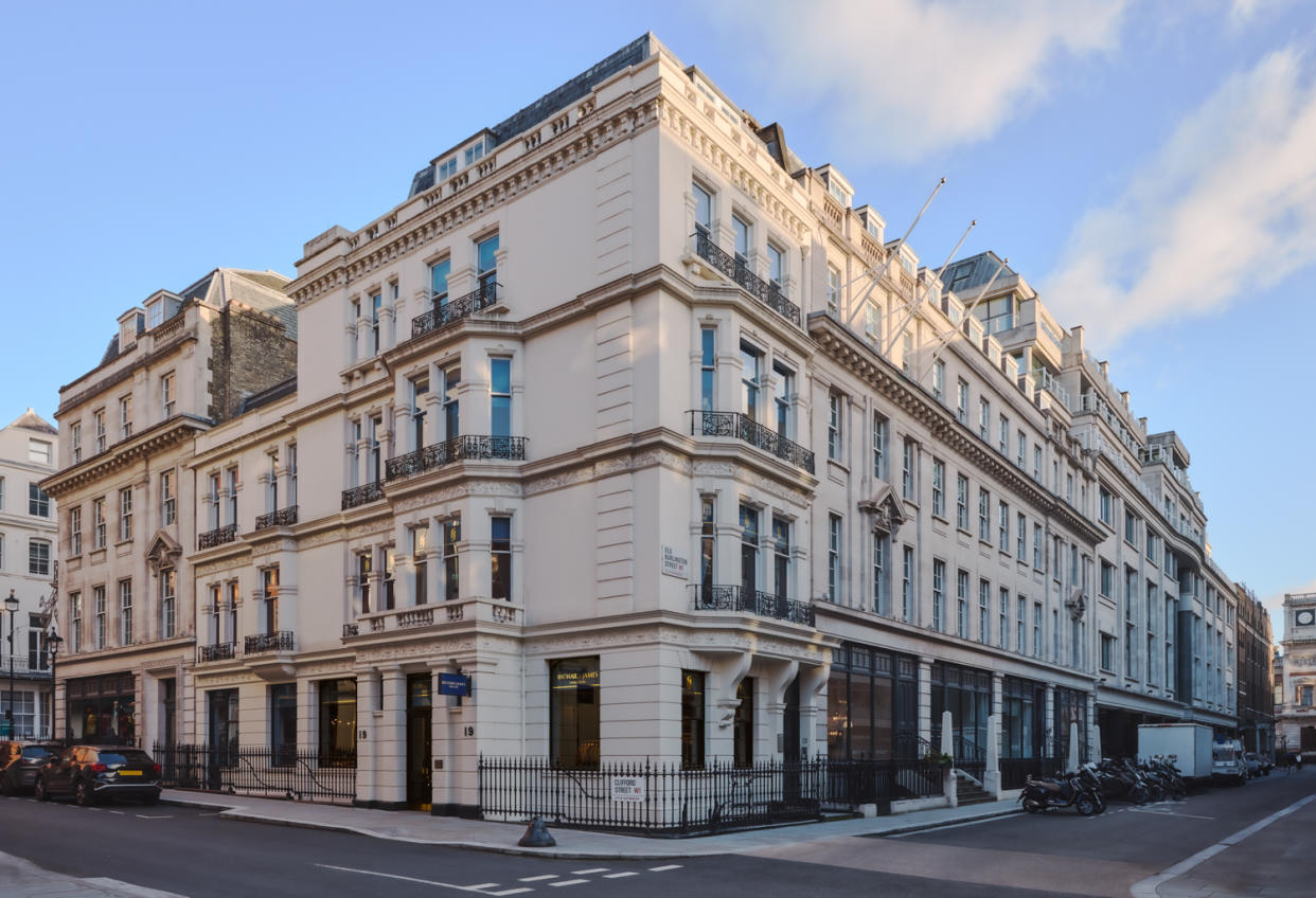 The third Richard James store opened in Clifford Street, just off Savile Row, on Friday (Richard James/PA)