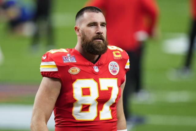 Travis Kelce arrives in Vegas with a battered body and a tapestry of war  wounds after a brutal season with the Chiefs but victory with Taylor  Swift in the stands would be