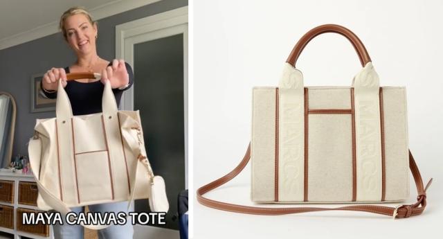 The Medium canvas tote bag in beige - Marc Jacobs