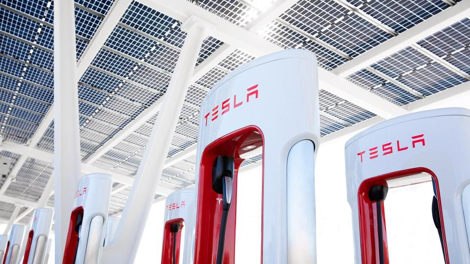 Tesla Supercharger station