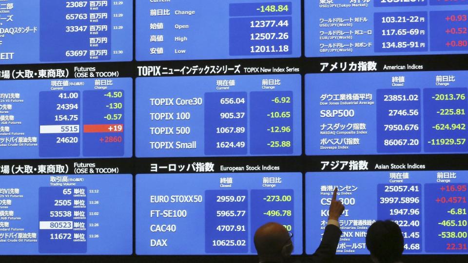 Asiens Leitbörse in Tokio hat am Dienstag in Folge der massiven Verluste in New York weiter an Boden verloren.