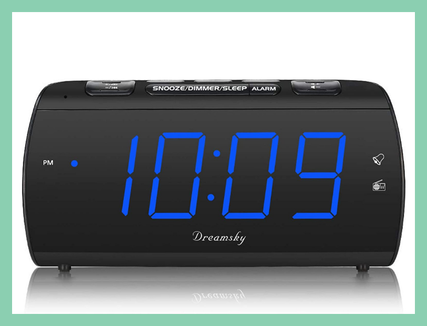 This alarm clock charges your phone as you snooze — save nearly 40 percent off for Prime members only! (Photo: Amazon)