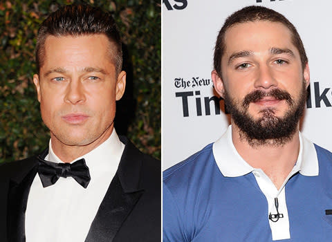 brad pitt and shia labeouf