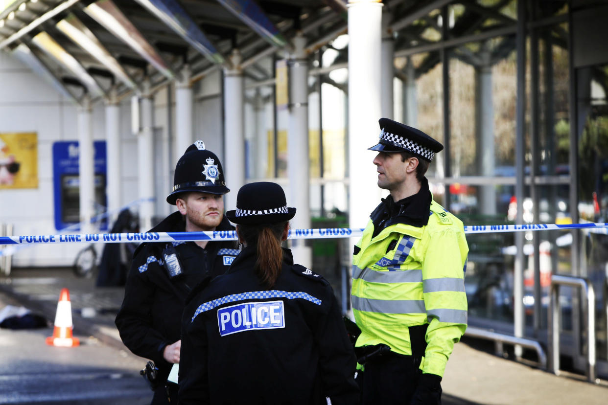 <em>A woman stabbed outside a Co-op in Oxford was reportedly with a child (Picture: SWNS)</em>