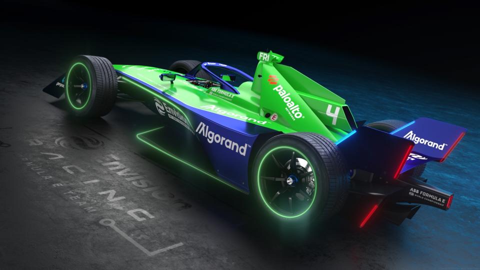 <p>“We’ve seen in the last two car generations of Formula E how fast technology transfers from track to road, and Gen3 will enable us to test the next level of innovation to its limits. The car is more powerful, more efficient, and lighter than ever before.” said Sylvain Filippi, Envision Racing’s Managing Director and CTO, in a statement.   The team's trademark blue and green color scheme is on display in this concept design.</p>

