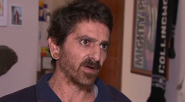 Franco Ciccia said he was woken during the night when the commotion started outside his window. Photo: 7 News