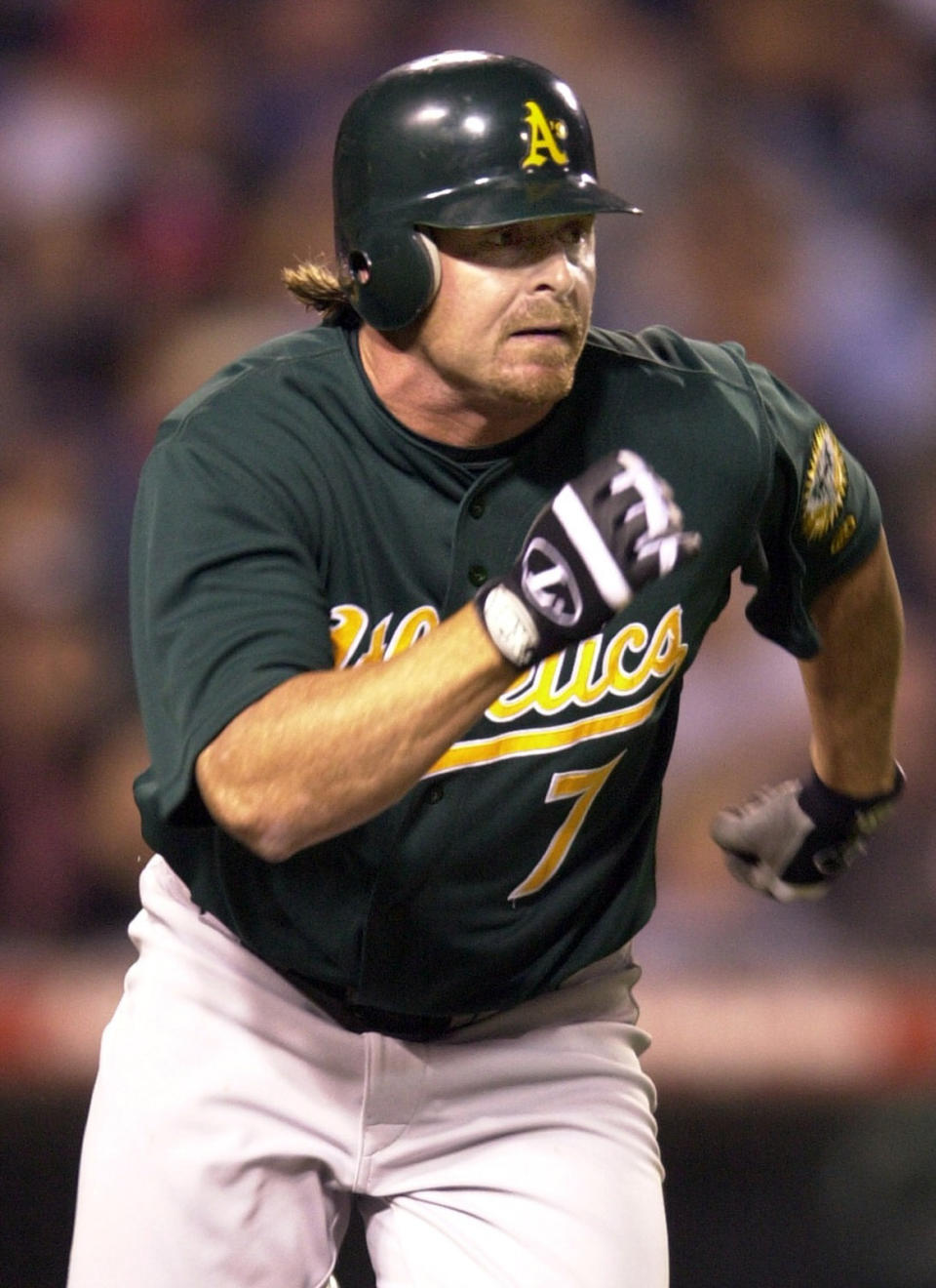 Los Angeles, - November 26:  Former Oakland As outfielder Jeremy Giambi who played six seasons in the Major League Baseball including two with his brother Jason Giambi has died at the age of 47. Both Giambi played at South Hills High School in West Covina. (Photo by Keith Birmingham/MediaNews Group/Pasadena Star-News via Getty Images)