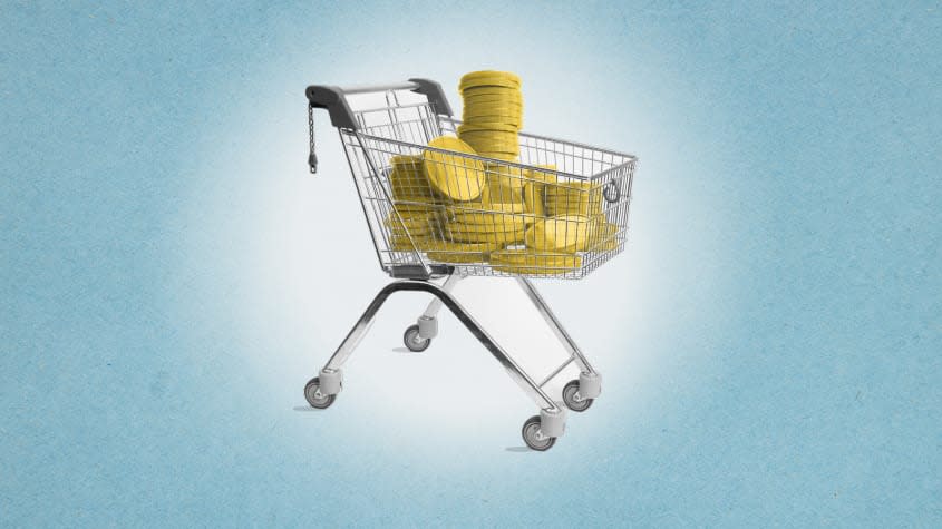 Shopping cart.