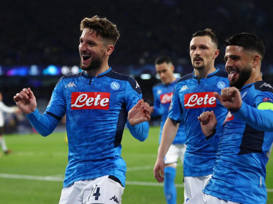 Follow live coverage of Napoli vs Barcelona: Getty