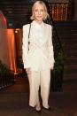 <p><strong>June </strong><strong>2016 </strong> Make an impact with a chic white suit just like Cate Blanchett's and pair with simple monochrome accessories to complete.</p>