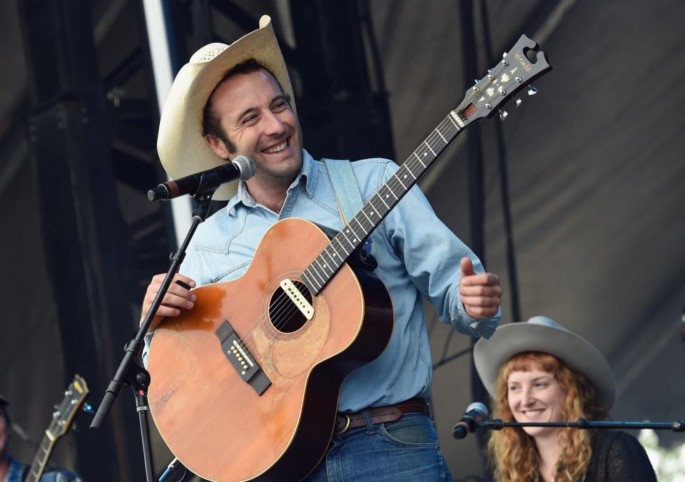 Luke Bell performs on Day 3 of Tree Town Music Festival  on May 27, 2017, in Heritage Park, Forest City, Iowa.