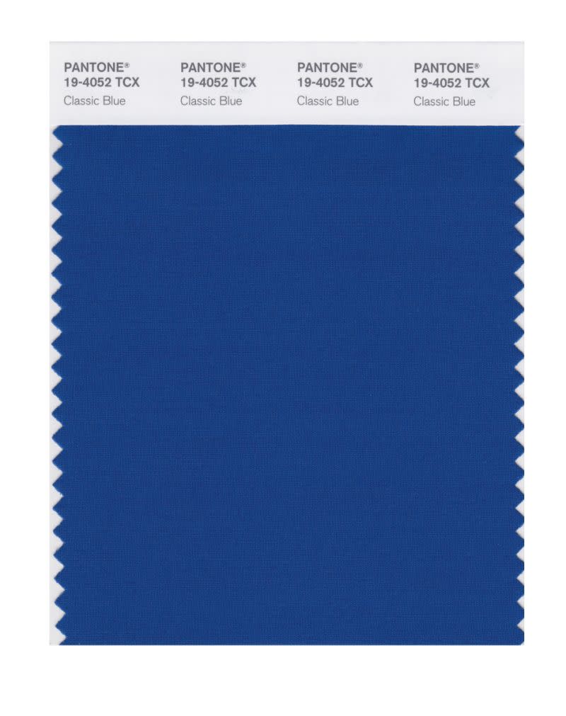 Pantone-Farbe des Jahres: Classic Blue.