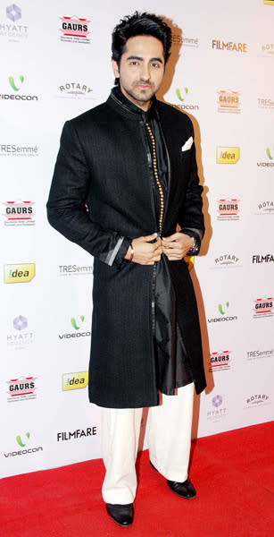 Spotted at the Filmfare nomination bash