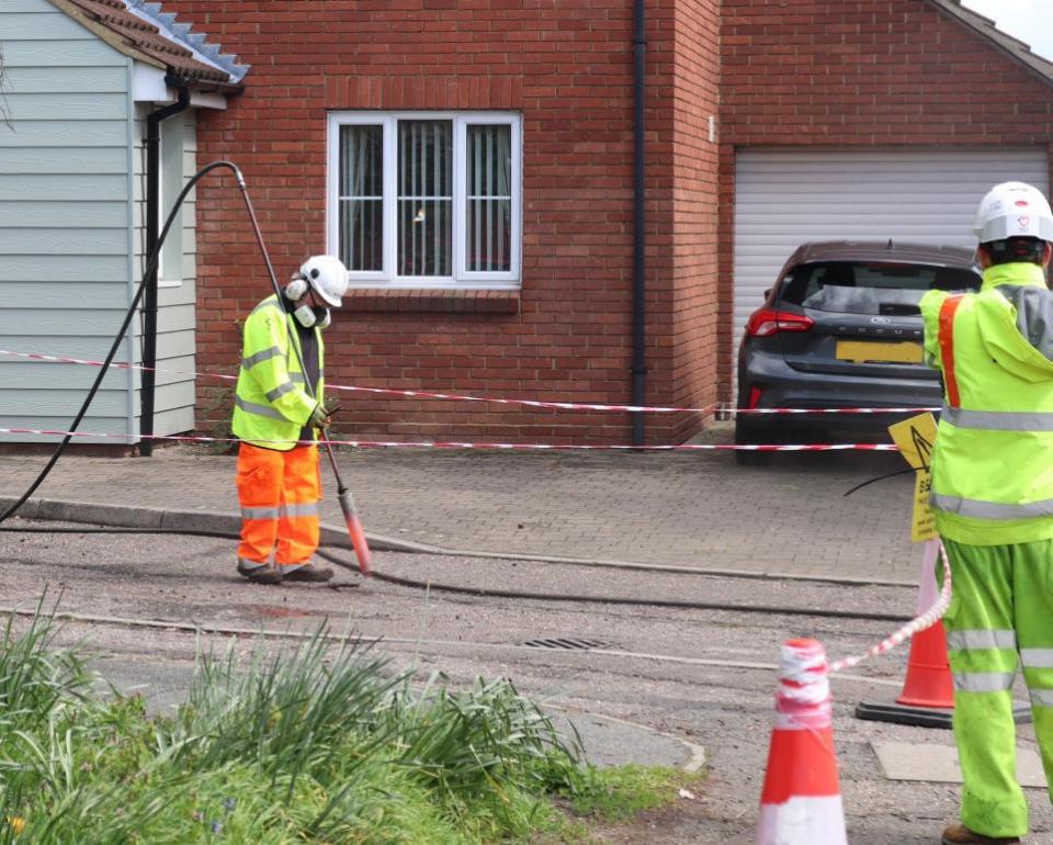 Gazette: Closed - the road is undergoing 'essential' joint sealing and crack repair works