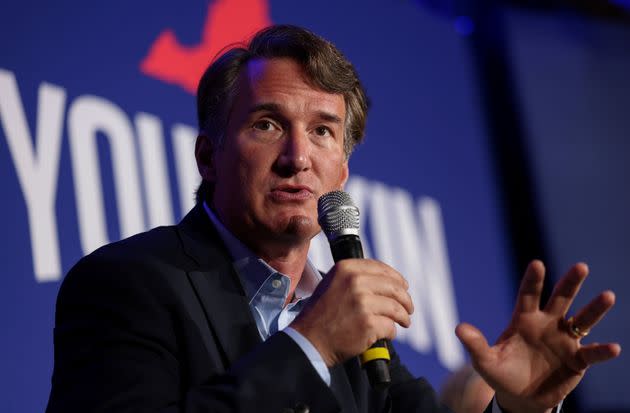 Virginia gubernatorial candidate Glenn Youngkin speaks during a campaign event in McLean, Virginia, on July 14. (Photo: Evelyn Hockstein via Reuters)