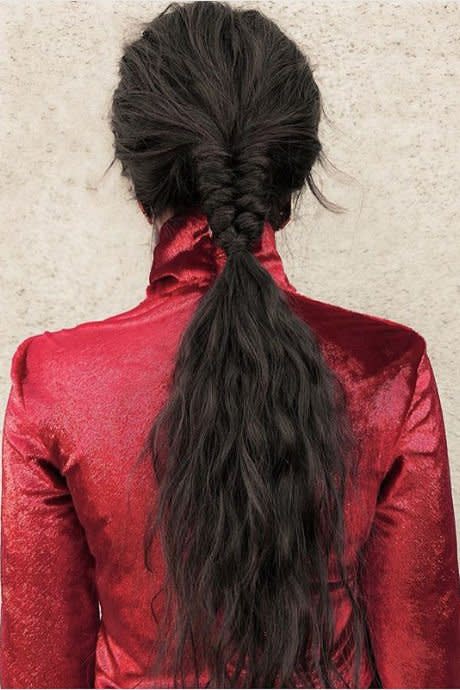 Half-Braided Low Pony