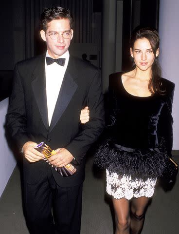 <p>Ron Galella/Ron Galella Collection via Getty</p> Harry Connick Jr. and Jill Goodacre in 1993