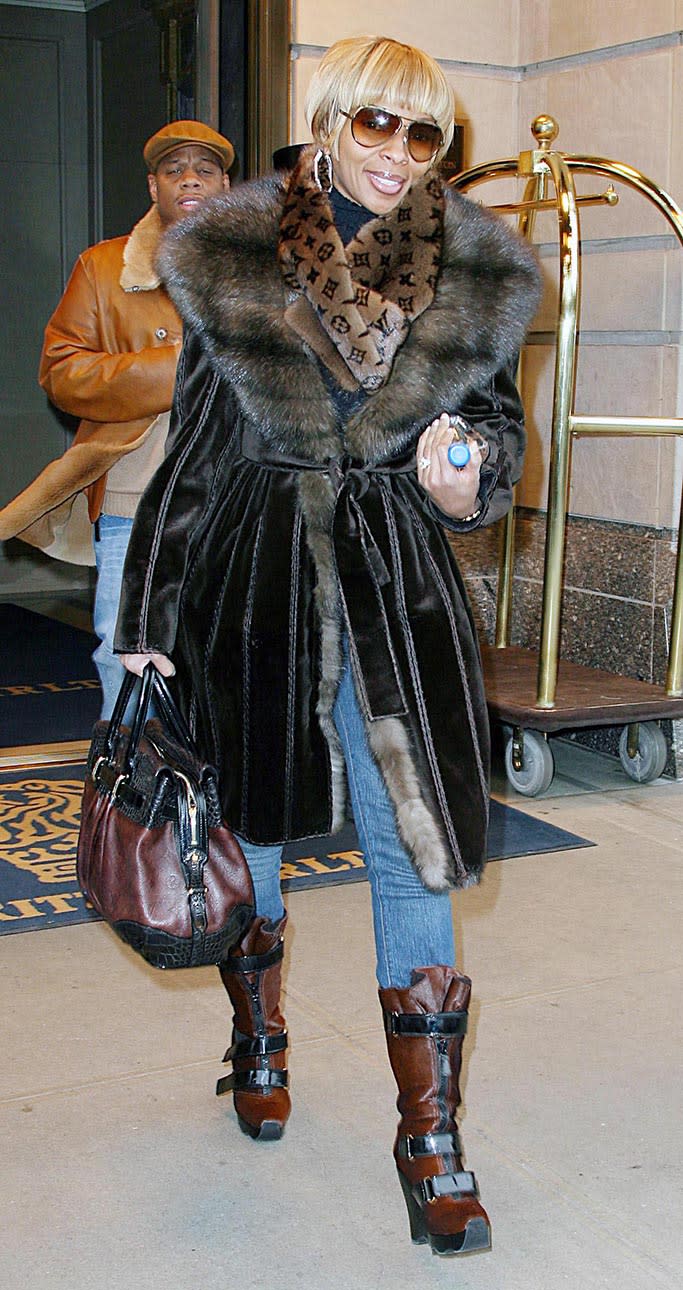Mary J. Blige in New York in 2007. - Credit: Mega