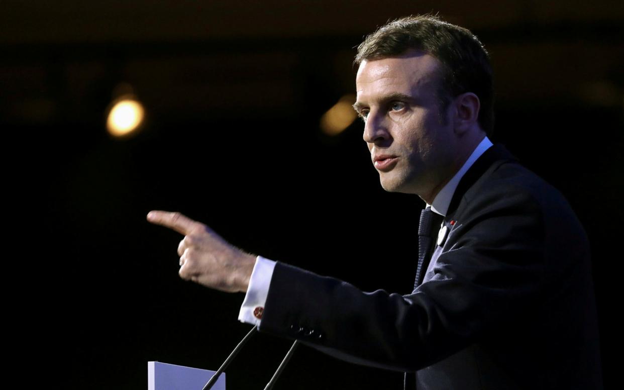 The French president has pledged to crack down on anti-Semitism - REUTERS