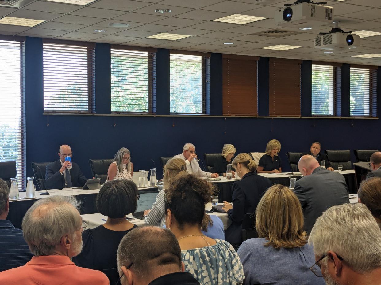 The Washburn University Board of Regents members met June 14 to vote on the upcoming year's budget.