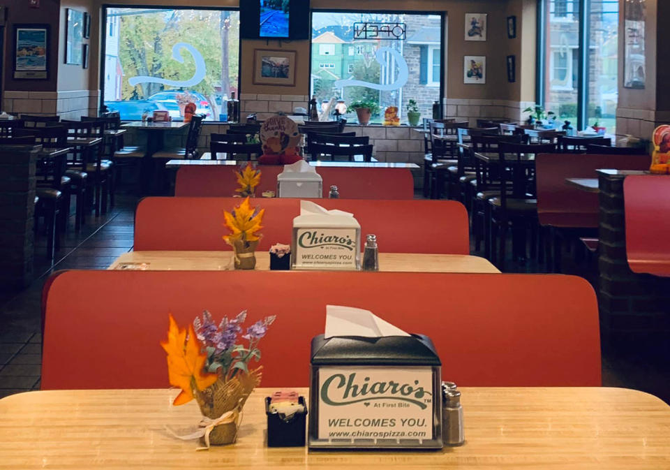 Pictured is Chiaro's Pizza & Restaurant in Sellersville.