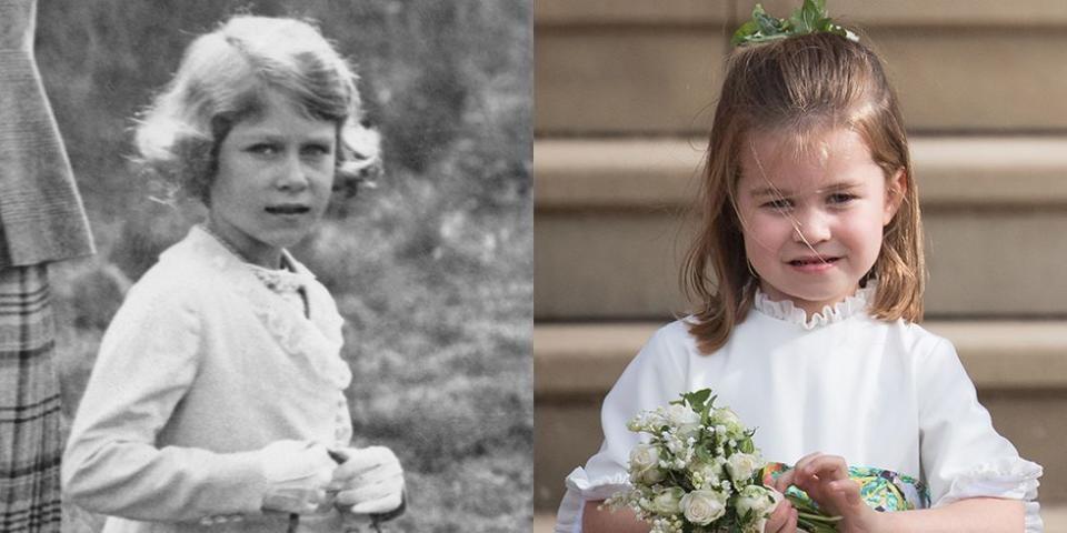 All Of the Times Princess Charlotte Looked Exactly Like Queen Elizabeth II