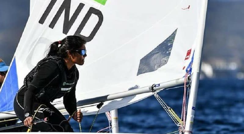 Nethra Kumanan from Chennai became the first Indian woman sailor to earn a berth for the upcoming Olympics |Image : Twitter