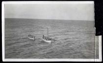 Survivors from the Titanic are pictured here in lifeboats rowing towards rescue ship the Carpathia.<br><br> This extremely rare collection is due to be sold by <a href="http://weissauctions.auctionflex.com/showlot.ap?co=6845&weid=0&weiid=7108186&archive=n&keyword=titanic&lso=timeleftasc&pagenum=1&lang=En" rel="nofollow noopener" target="_blank" data-ylk="slk:Philip Weiss Auctions;elm:context_link;itc:0;sec:content-canvas" class="link ">Philip Weiss Auctions</a> on October 21, 2011, and the current minimum bid is $36,000.<br><br>(Photo courtesy of <a href="http://www.weissauctions.com" rel="nofollow noopener" target="_blank" data-ylk="slk:Phillip Weiss Auctions;elm:context_link;itc:0;sec:content-canvas" class="link ">Phillip Weiss Auctions</a>)