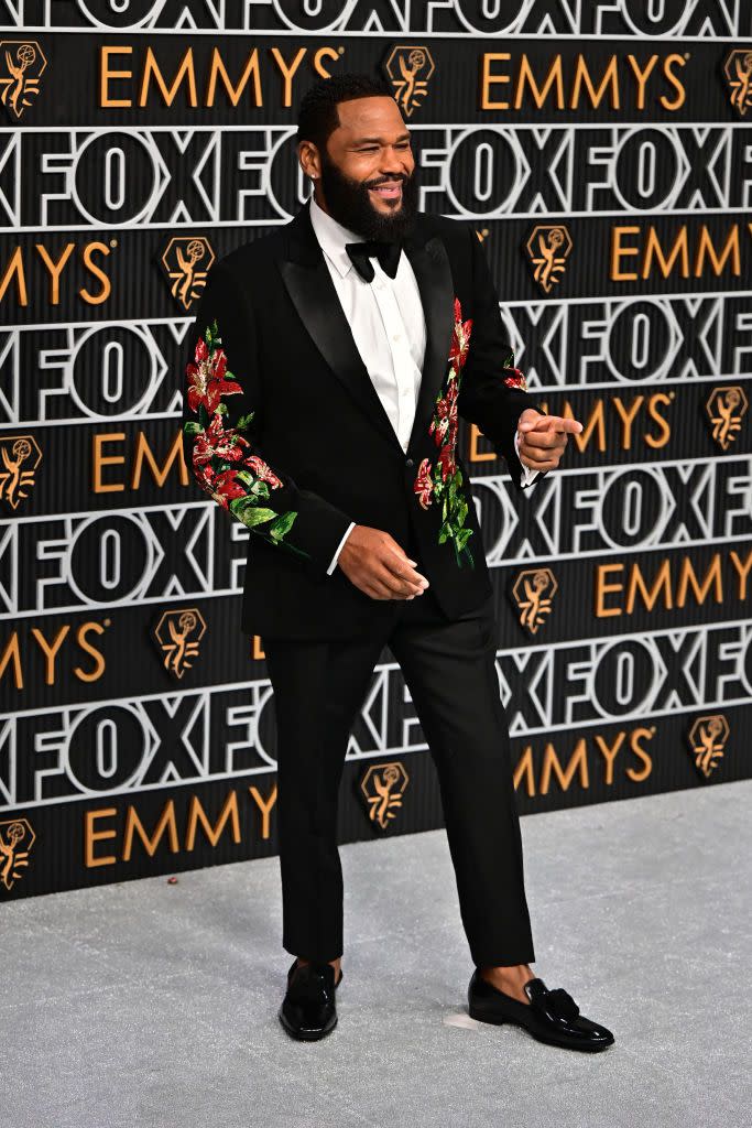 us actor anthony anderson arrives for the 75th emmy awards at the peacock theatre at la live in los angeles on january 15, 2024 photo by frederic j brown afp photo by frederic j brownafp via getty images