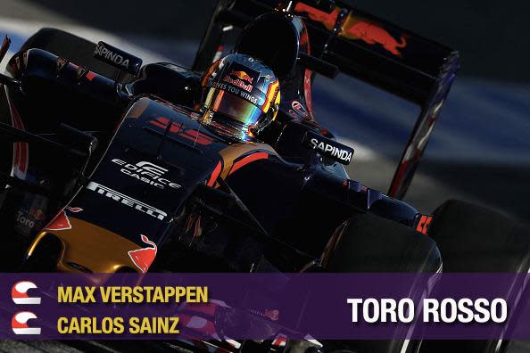 Prepare to get very excited. This is the team to watch. Two thrilling young drivers who will undoubtedly dominate the future of our sport. But we might not have to wait that long. The way this season is stacked, this "second string" team will deliver big results this season. What happens with this team will be one of the major narratives of the 2016 season. Max is the shining light, but that's allowing Carlos to develop well. Pencil them in for multiple podiums and whisper it... a race win?