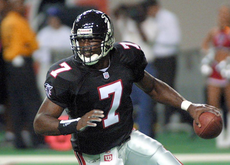 El exmariscal de los Atlanta Falcons Michael Vick. (Foto: STEVE SCHAEFER/AFP vía Getty Images)