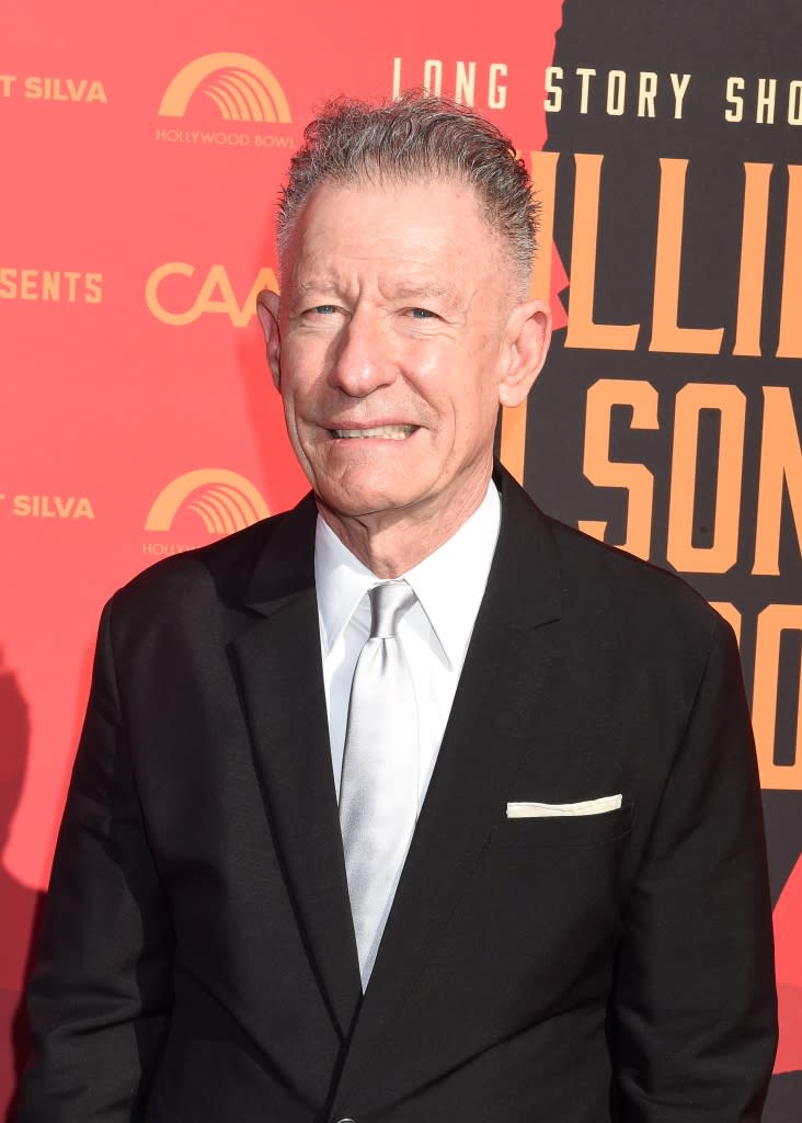 Lyle Lovett at "Long Story Short: Willie Nelson 90" held at the Hollywood Bowl on April 29, 2023 in Los Angeles, California.