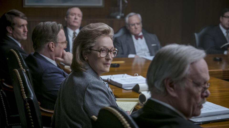 Meryl Streep muss sich in "Die Verlegerin" in einer Männerdomäne behaupten und kämpft gemeinsam mit Tom Hanks für die Pressefreiheit. Ein Film, der aktueller nicht sein könnte.