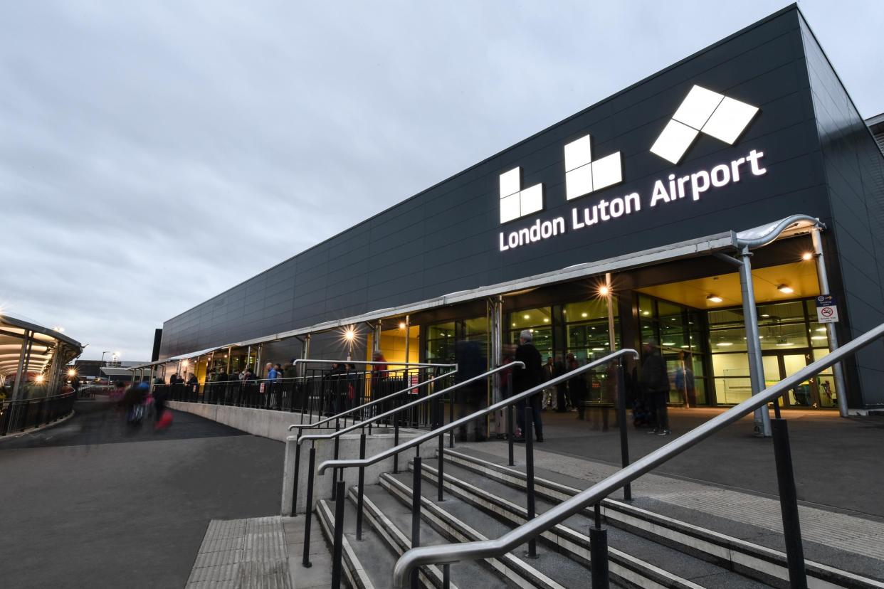 The flight took off from London Luton Airport on January 16