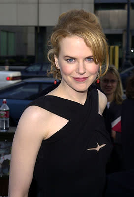 Nicole Kidman at the Beverly Hills premiere of 20th Century Fox's Moulin Rouge