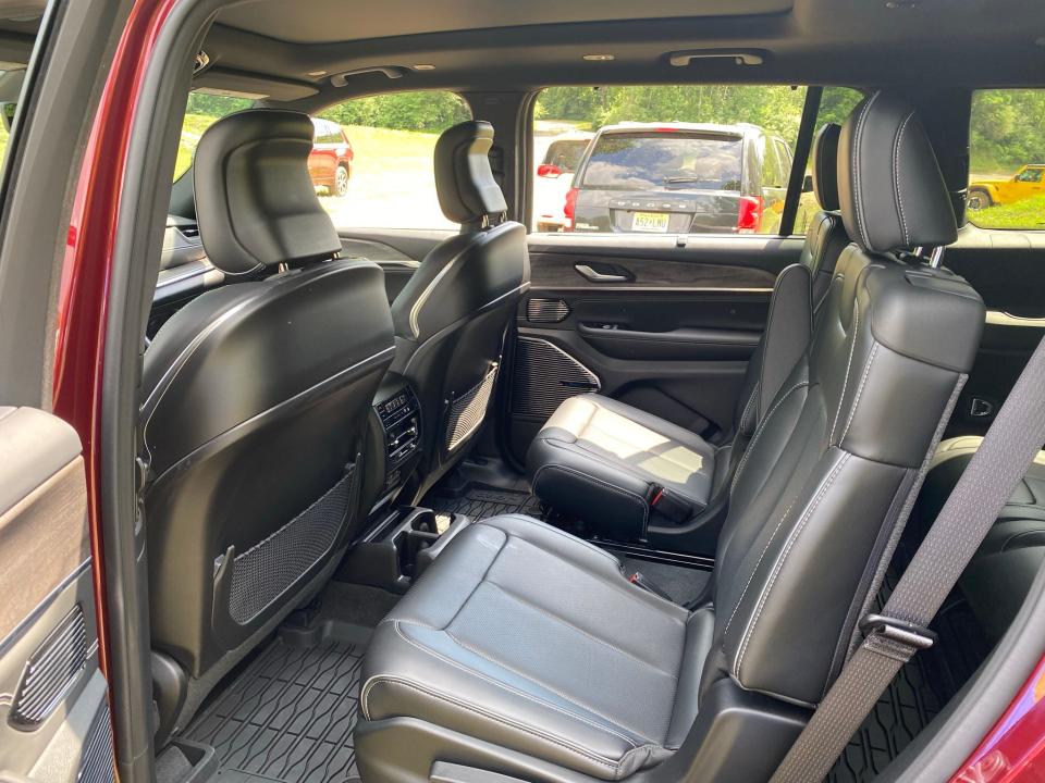 2021 Jeep Grand Cherokee L second row of seats.