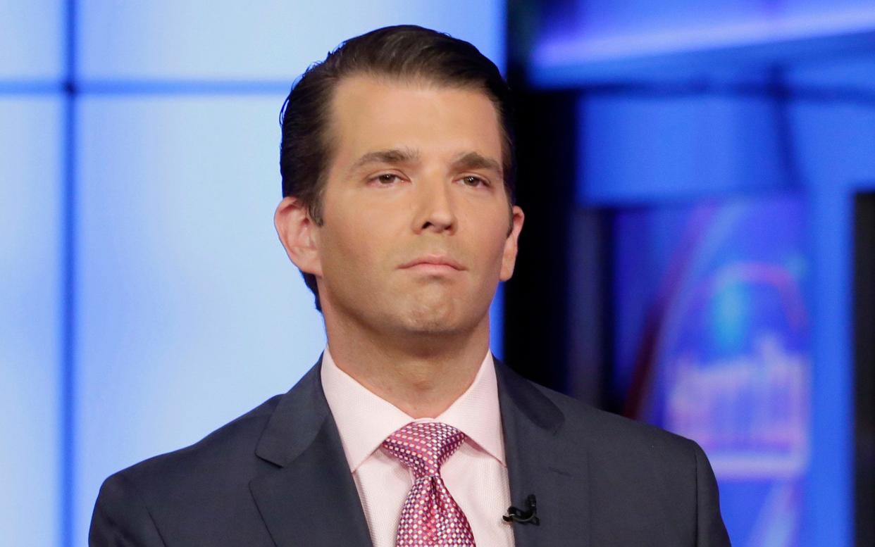 Donald Trump Jr has made regular appearances at Republican fundraisers and local campaign events since his father won the White House - AP