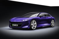 <p>The rather conventional-looking A8 limousine is set to move in radical new direction in its next generation. In will come electric power, and out will go the conventional three-box design, to be replaced by a slick, wind-cheating silhouette, enabling the all-electric car to offer a claimed <strong>466-mile</strong> range. It will also feature some of the most advanced self-driving functions yet found in a car, offering ‘Level 4’ autonomous operation. We expect this car to go on sale in <strong>2024</strong>.</p><p><strong>PICTURE:</strong> Autocar artist impression</p>