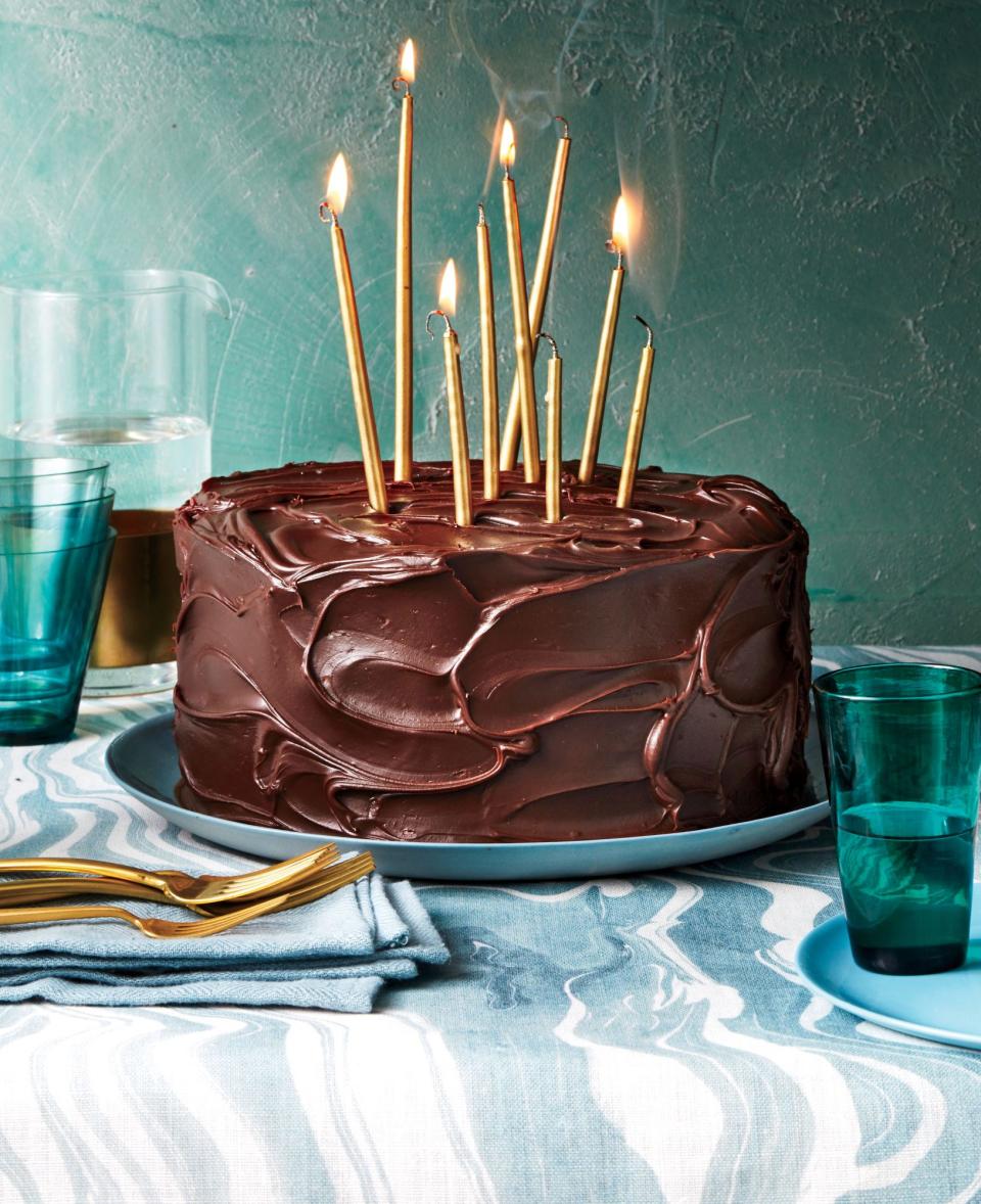 Triple-Layer Chocolate-Caramel Cake Recipe